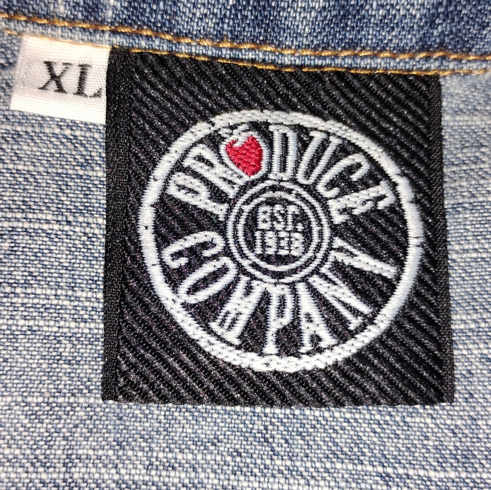 RETRO DESERT SCENE DENIM JACKET - Picture 8 of 11